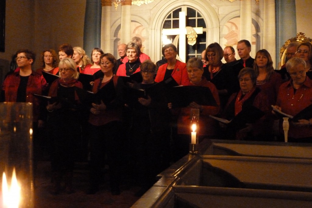 Kör höll som vanligt en bejublad konsert på fredagkväll.